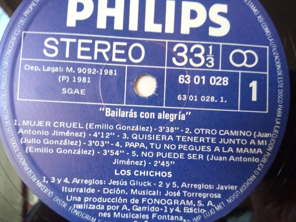 Los Chichos: Bailarás Con Alegría | Los Chichos | Vinyl Records Shop | Vinitrola records Barcelona