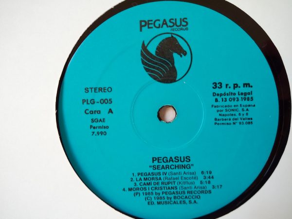 Pegasus: Searching | records Fusion Barcelona, records Prog Rock Barcelona, records Jazz-Rock Barcelona @ VINITROLA records store Barcelona