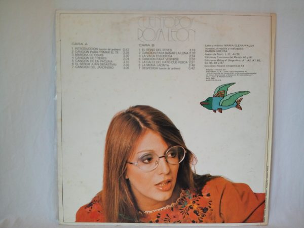 Rosa León: Cuentopos | Popular music records Barcelona | spanish pop records | latin Pop Barcelona @VINITROLA; vinyl record store Barcelona