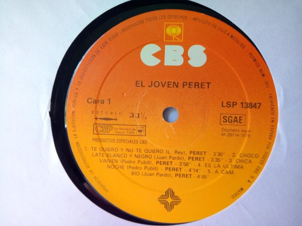 Peret: El Joven Peret Pere | flamenco records Barcelona @ VINITROLA: vinyl records Barcelona