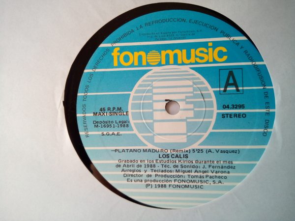 Los Calis: Plátano Maduro (Rumba Mix) | Flamenco vinyl records Barcelona | Rumba records sgop | Vinyl records Sgop Barcelona