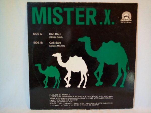 Mister X: Casbah | Euro disco vinyl records | disco records Barcelona | euro-disco records shop | 12' vinyl records