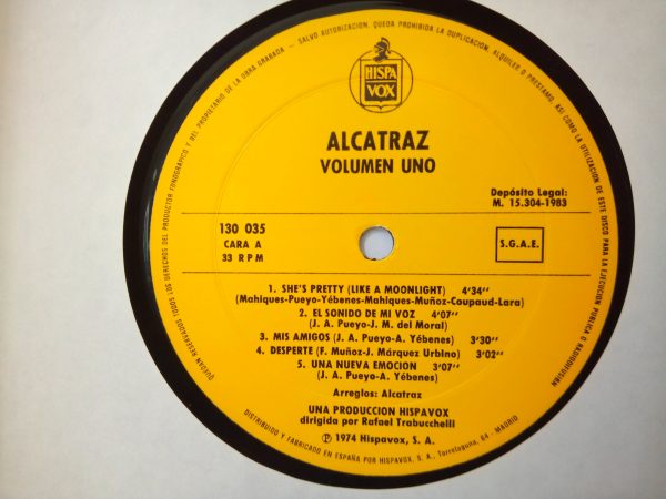 Alcatraz: Volúmen Uno | Blues rock recods Barcelona | blues rock vinyl records | rock records stores Barcelona @VINITROLA: vinyl records Barcelona Shops