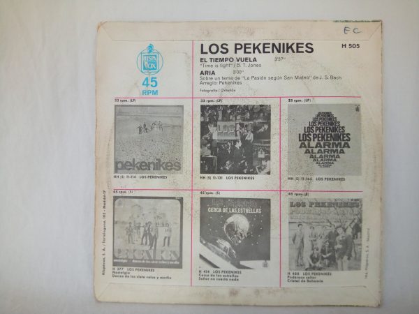 Los Pekenikes: El Tiempo Vuela (Time Is Tight) \ Los Pekenikes records, soul/Funk records Barcelona @Vinitrola Store records