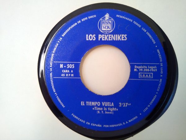 Los Pekenikes: El Tiempo Vuela (Time Is Tight) \ Los Pekenikes records, soul/Funk records Barcelona @Vinitrola Store records