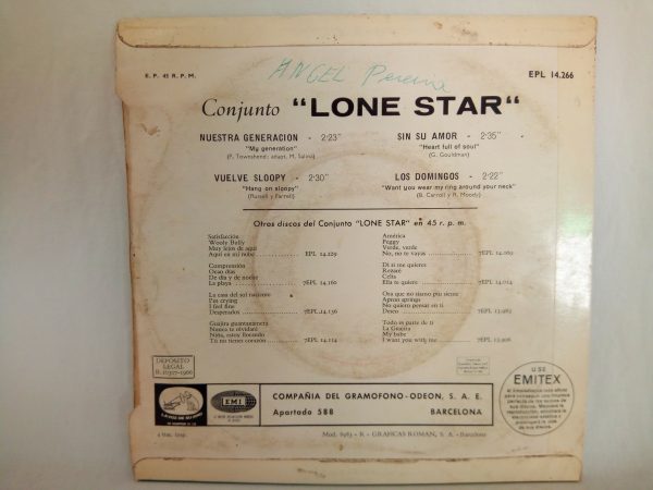Lone Star: Nuestra Generación | Vinyl records Lone Star | Rock records store Barcelona @ Vinitrola: vinyl records stores - Spain