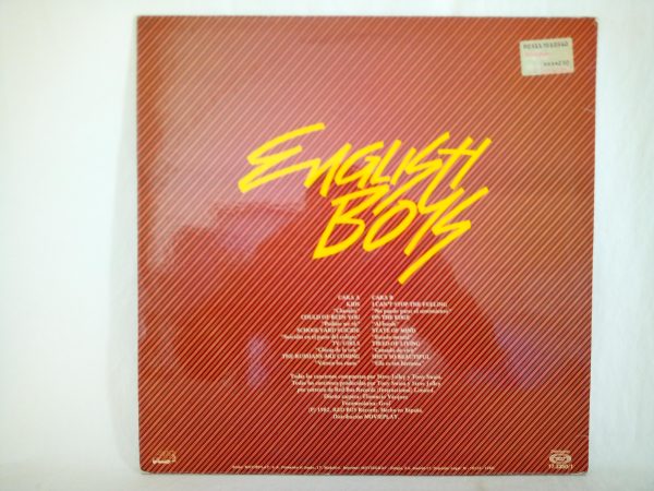 English Boys: On The Edge, Vinyl records new wave Barcelona | Rock records shops Barcelona @vinitrola: new wave records stores Barcelona