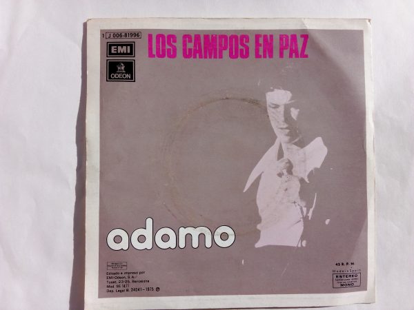 Adamo: Es Mi Vida /It's my life, Adamo, vinyl records Adamo, compraventa vinilos Barcelona, vinyl records French Music, shop vinyl records Barcelona, Ballad vinyl records