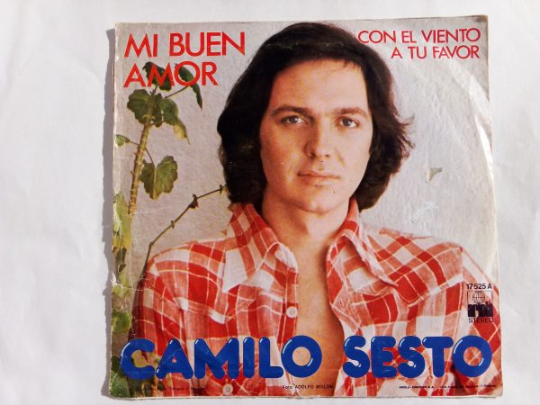 Camilo Sesto: Mi Buen Amor / Con El Viento A Tu Favor, Camilo Sesto, vinyl records Camilo Sesto, Vender vinilos usados Barcelona, vinyl records Spanish Pop Music, vinyl records Ballad, spanish vinyl records, vinyl records Barcelona, vinyl records online Spain
